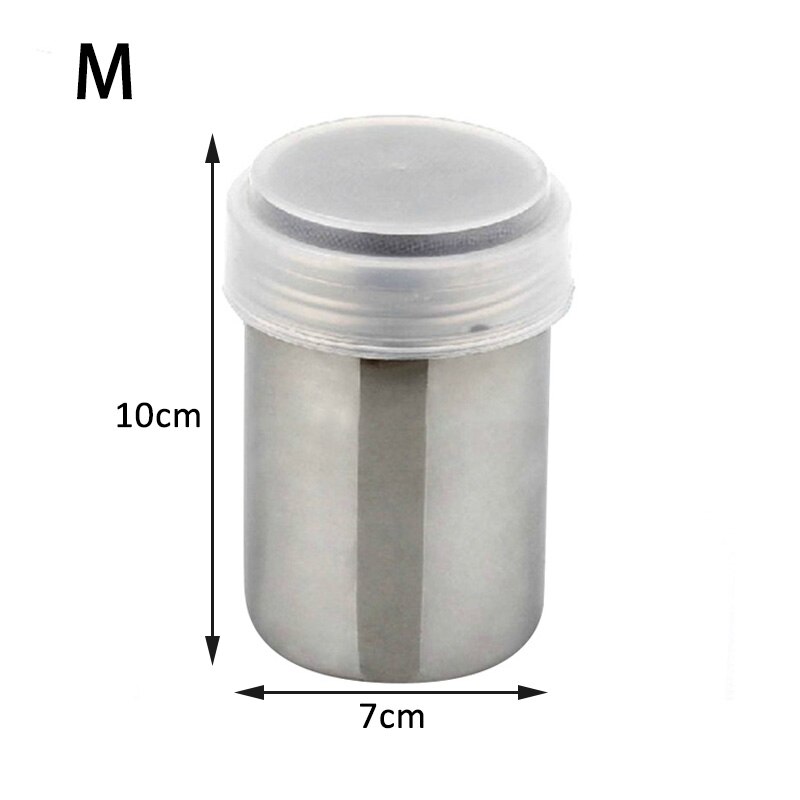 1Pcs Multi-purpose Stainless Steel Kitchen Gadgets Spice Pepper Shaker Spice Jar Rotating Cover Seasoning Can Salt Sugar Bottle: M  Style 2