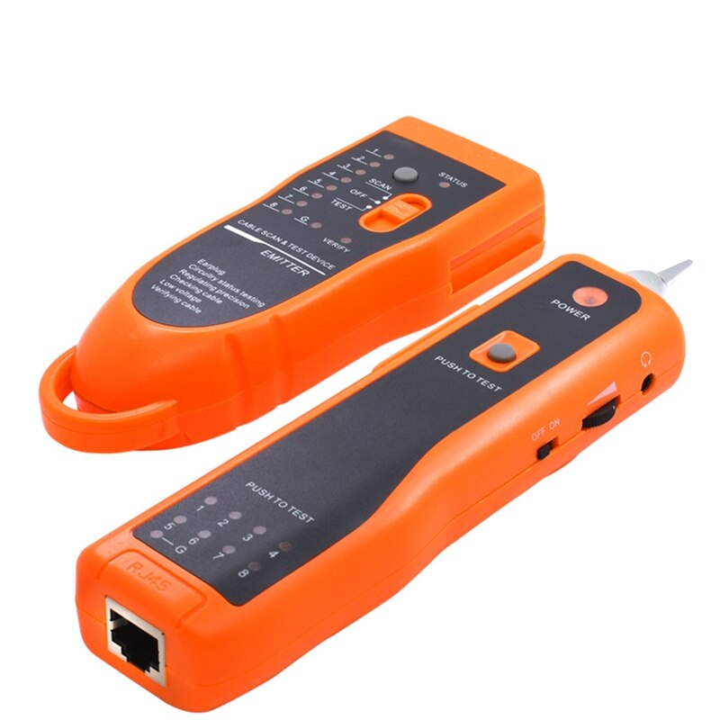 Utp Stp Cat5 Cat6 Rj45 Lan Network Cable Tester Line Finder Rj11 Telephone Wire Tracker Tracer Diagnose Tone Kit Xq-350