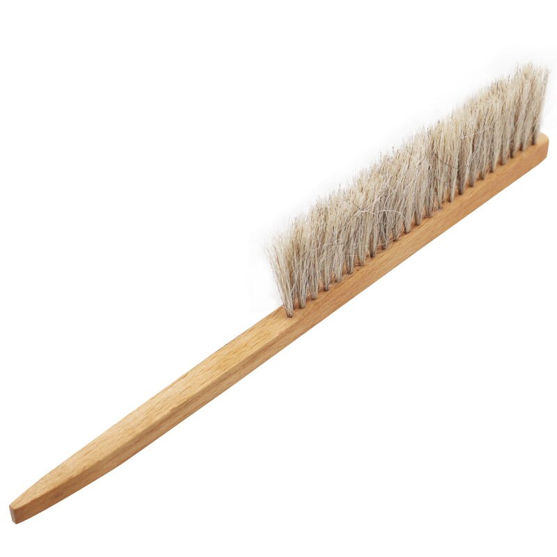 Cepillo de limpieza de colmena con mango de madera múltiple, herramientas de apicultura para barrer abejas, equipo de apicultor con cerdas de una sola fila