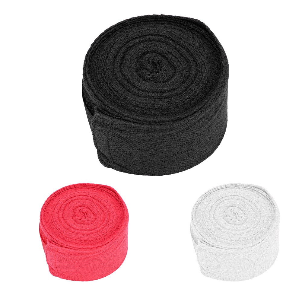 1 Pair 2.5M 4m Boxing Hand Wraps MMA Kick Boxing Handwraps for Training 5cm Width Bandages Muay Thai Elastic Hand Wrap Bandages