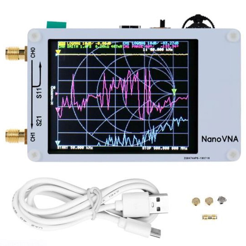 NanoVNA Antenne Analyzer Vektor Netzwerk Analyzer Kurzwelligen MF HF VHF