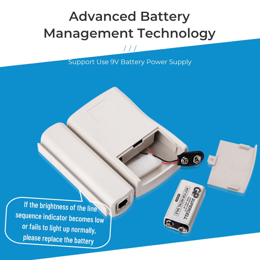 Netzwerkkabeltester 468 rj45 rj11 lan-tester dual-use-kabeltester leitungsfinder testerkabel  rj45 netzwerkwerkzeug leitungsfinder