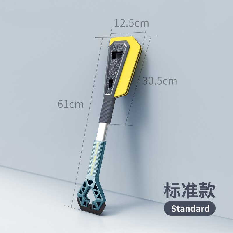 Car Snow Shovel 3in1 Ice Scraper Windshield Multifunctional Detachable Ice Breaker Winter Snow Brush Shovel Car Snow Remover: Standard Blue