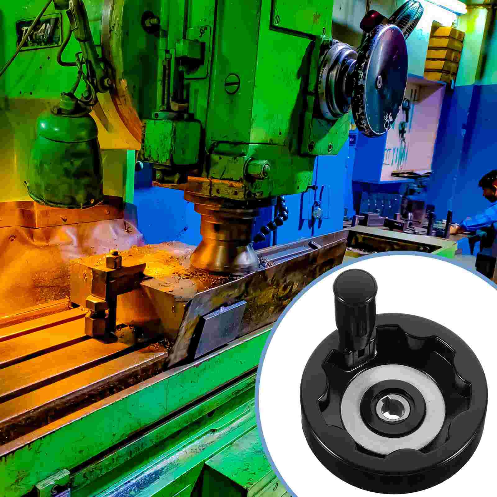 Roue à main pliable et rotative pour fraiseuse, 1 pièce
