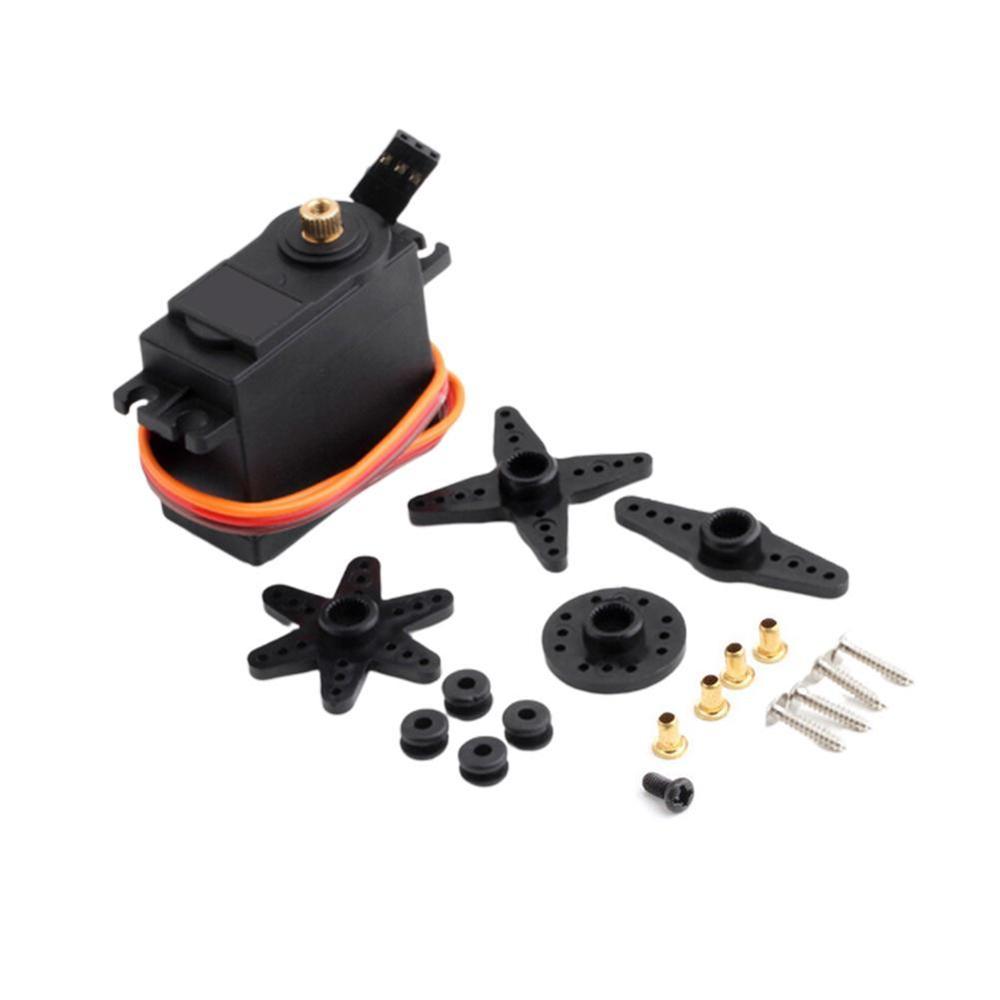 1 Set Digital Metal Gear Servo Motor MG995 Car Torque High For Boat Metal Servo Helicopter Degree Motor 360 Ge M4L7: Default Title