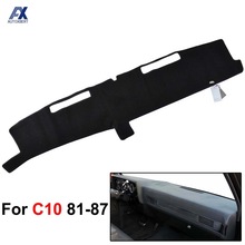 Dashboard Cover Voor Chevrolet Chevy C10 Full Size Truck Silverado 1981 - 1987 Dash Mat Dashmat Dash Board Cover Zon schaduw Tapijt