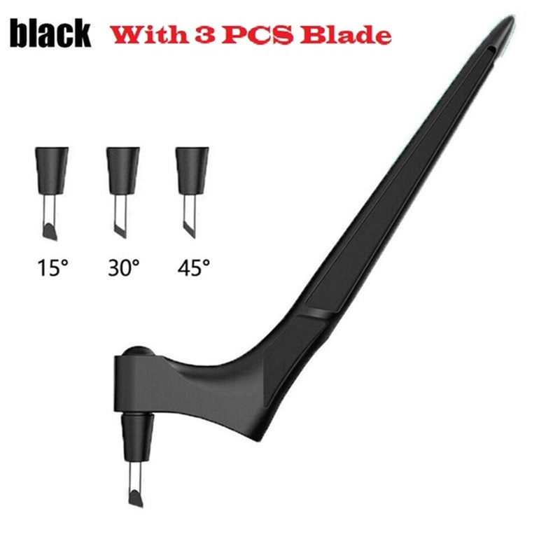 Craft Diy Art Snijgereedschap Met 360 ° Roestvrij Staal Roterende Blade Veiligheid Cirkel Snijder Papier Snijden Tool Rotary Handgemaakte: black