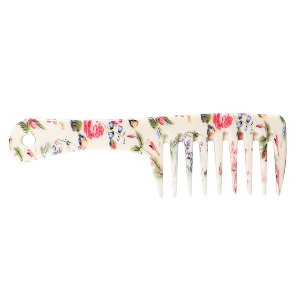 Peine para masaje del cuero cabelludo desenredante de plástico rastrillo de ducha seco húmedo peine desenredador