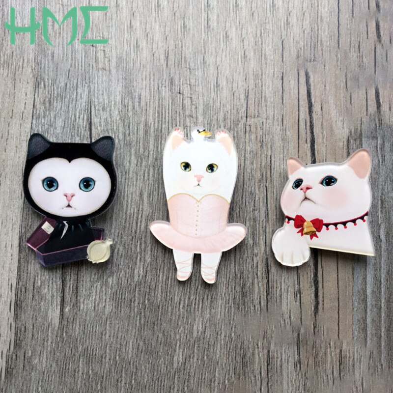1 stuk zuid-koreaanse acryl speld kleine wegvlieg cartoon schattige badge kleine borst sieraden harajuku zachte zus baby broche gesp
