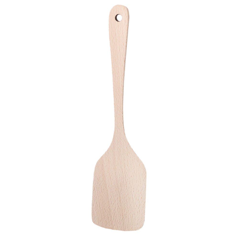 Pala de madera de bambú para cocina, utensilios de cocina PARA CENA, palas, torneros, cuchara de arroz, utensilios de cocina, 1 ud.: Dorado