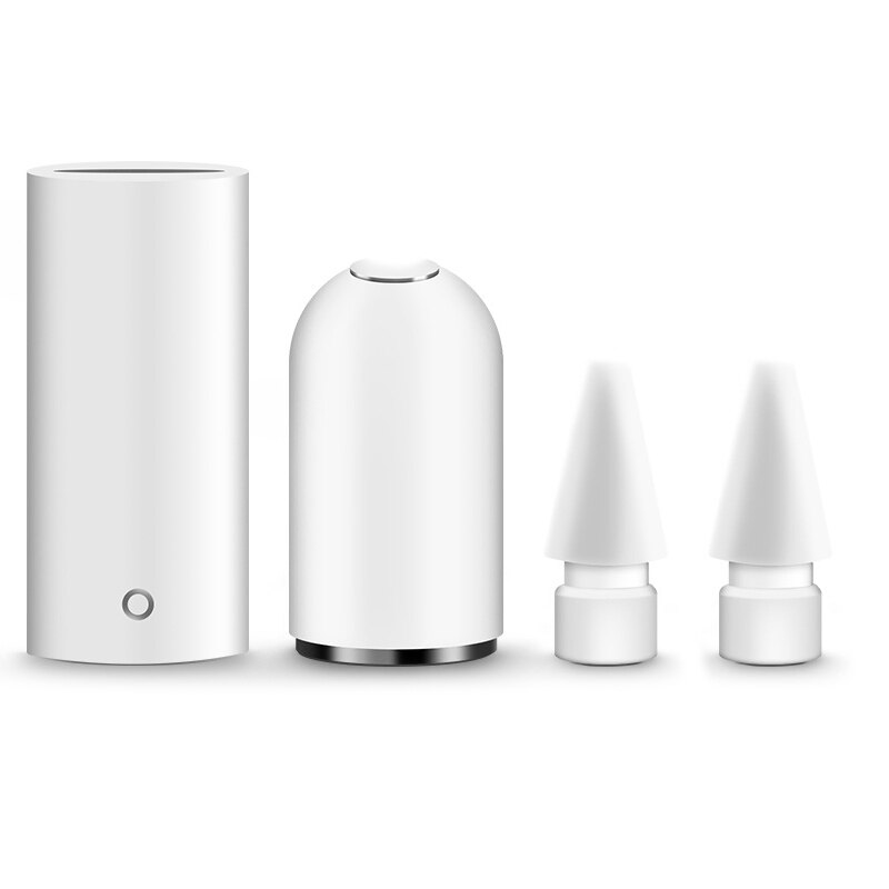 Kompatibel med apple pennspets och magnetisk ersättningslock/laddningsadapter för apple penna 1st generationens tillbehör: Default Title