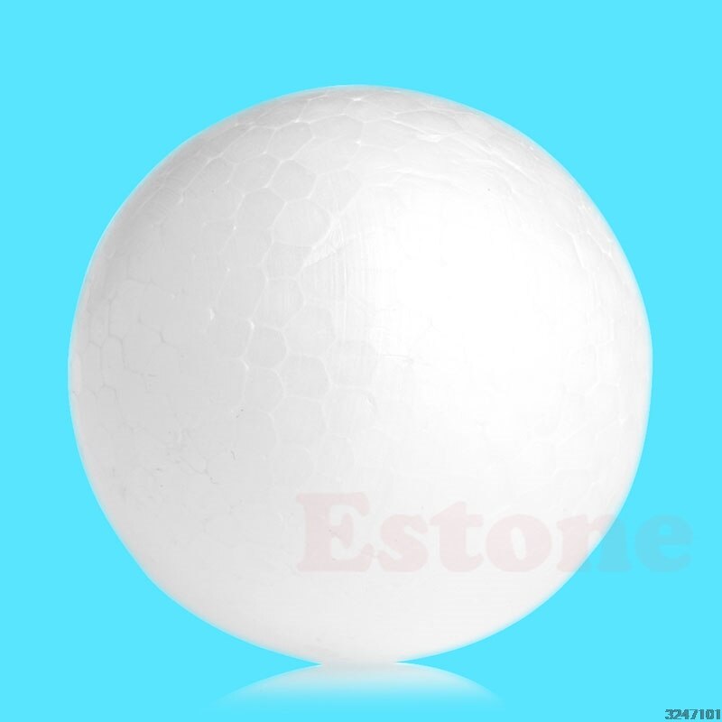 DIY modelado poliestireno Bola de espuma de poliestireno Material blanco: D17812-6