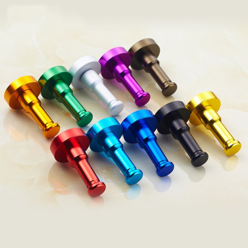 10 kleuren ruimte aluminium multi-color diy handdoek muur haak spijker badkamer keuken kleding sleutel kapstok tas hanger houder hj -0726