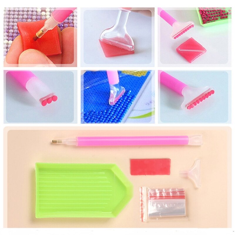 Kids Graffiti Drawing Practice Art Learning Tool with Diamond Painting Set