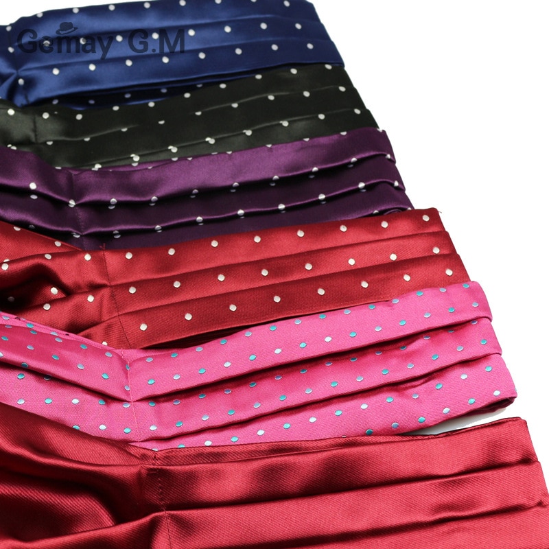 Ascot Cravate Cravate De Luxe Mens points Cou Cravate Cravate pour les Hommes De Mariage Cravates