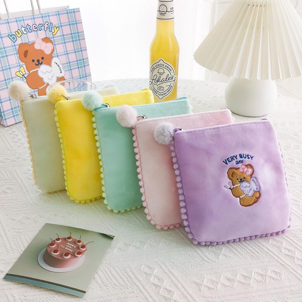 Bentoy Women Sanitary Napkin Bag Girls Korea Coin Purse Card Case Milkjoy Female Clear Tampon Japan Storage Holder