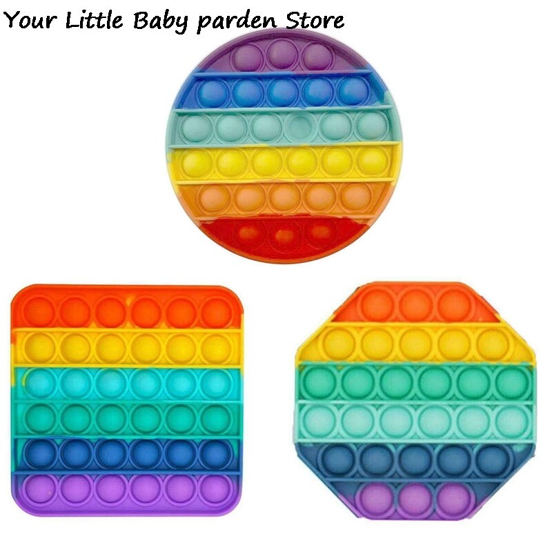 tęcza naciskać bańka denerwować zabawka sensoryczna pomaga złagodzić stres i zwiększyć ostrość miękka arytmetyczna ściśnij zabawkę