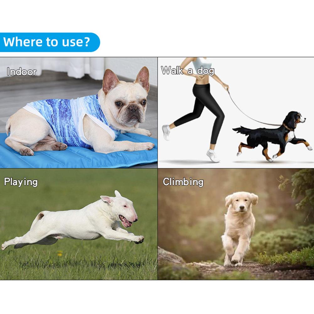 Hund kylväst andas sommar värmeslag husdjur hund kylkläder husdjur mesh väst kappa quick cool release husdjur hund kläder