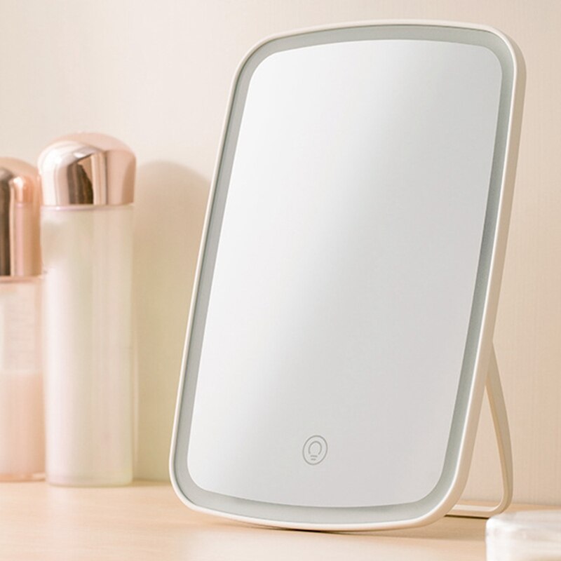 Espejo Led Xiaomi Mijia Youpin portátil plegable, espejo con luz Led para maquillarse Xiaomi Mijia portátil y portátil para dormitorio