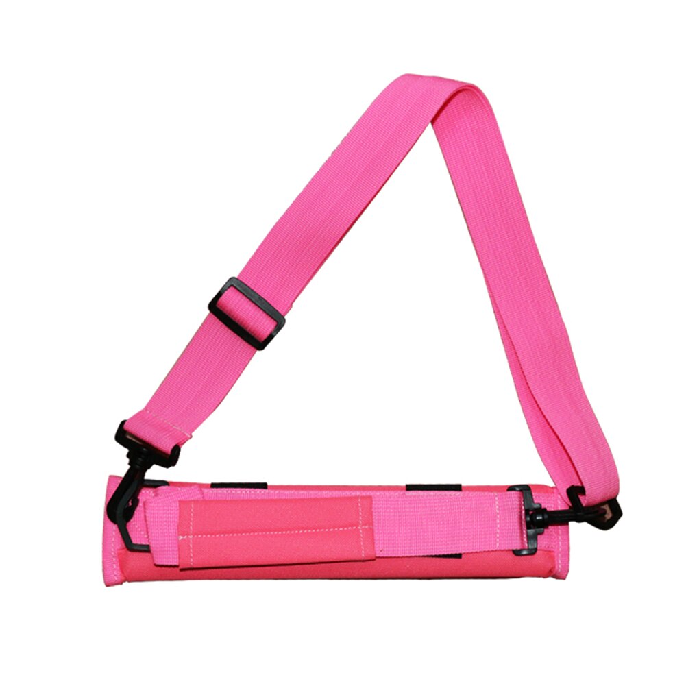 Nylon Golf Club Carrier Bag Adjustable Strap Portable Unisex For Driving Range Travel Small Accessories Magic Sticker: Pink