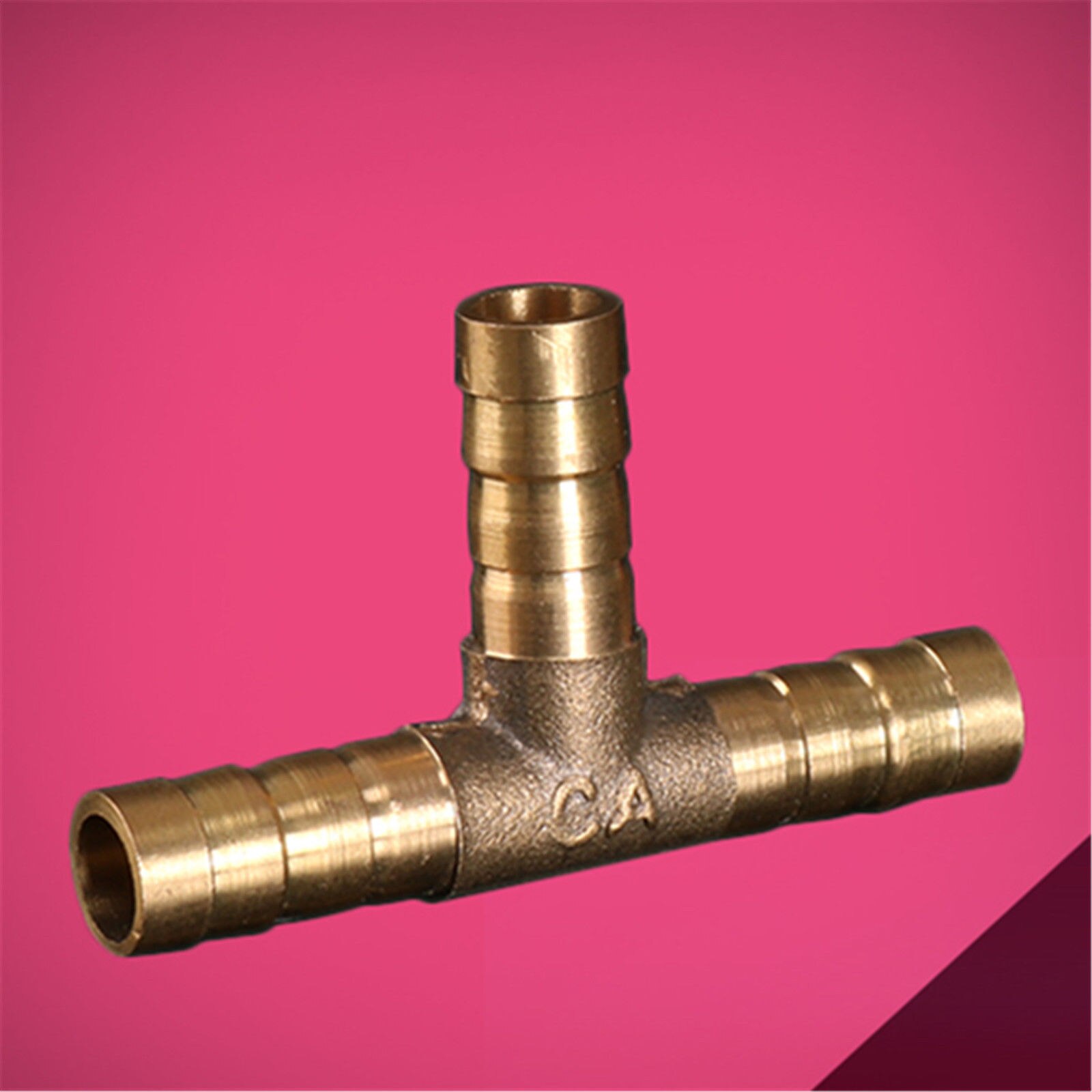 6mm, Koper T Connector Buis, Slang Aansluiting, Lab Tee Adapter, 2 Stuk/partij