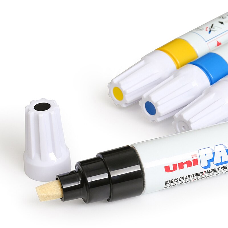 Uni PX-30-marcador de pintura permanente, 7 colores disponibles, 8,5mm, Pintura de coches, bolígrafo de firma de boda, 1 Uds.