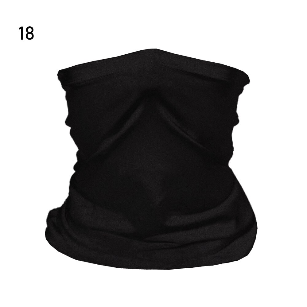 Unisex hoofd gezicht nek gaiter tube elastische bandana sjaal outdoor fietsaccessoires halve gezichtssjaals met onzichtbare zak: 18