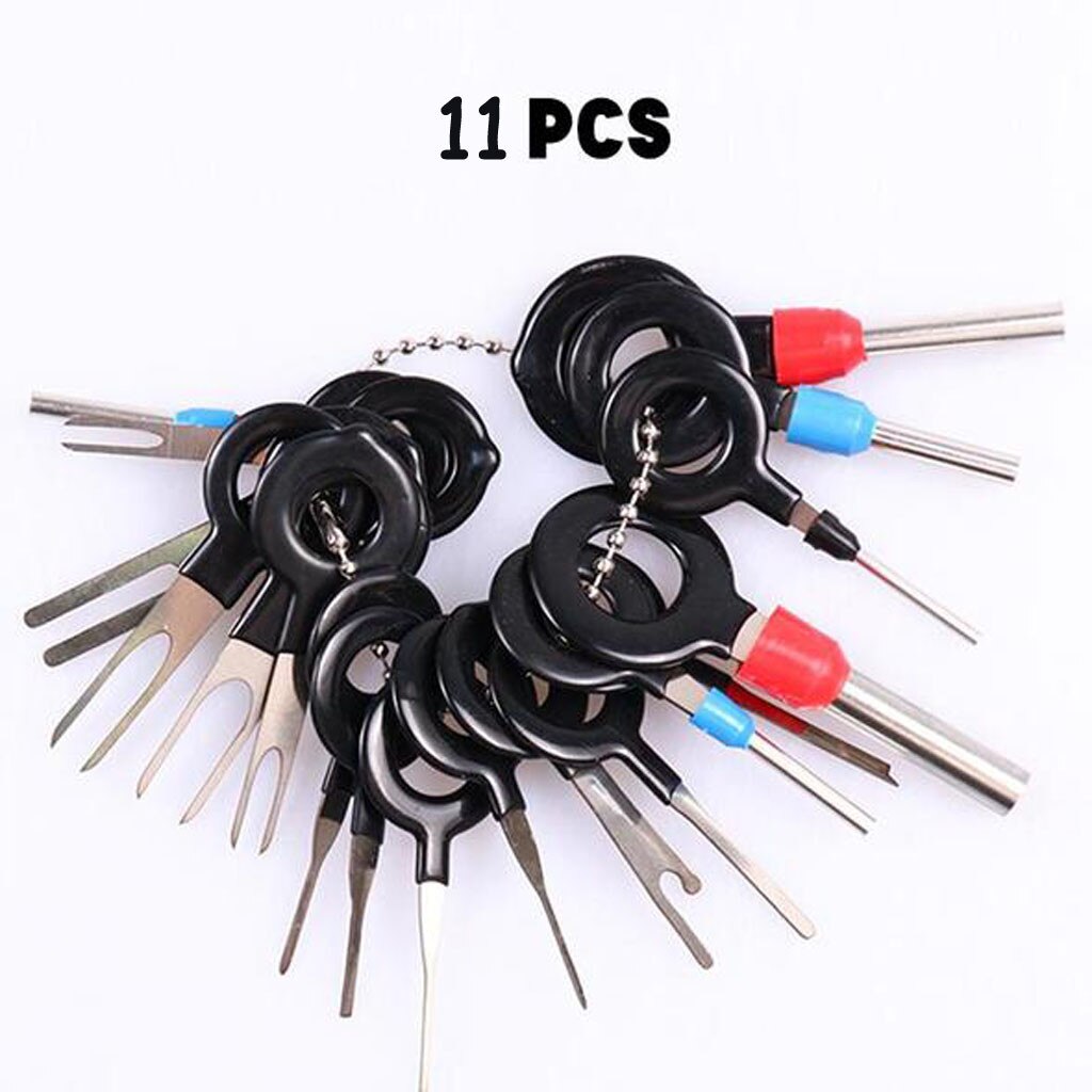 Terminal Auswerfer Bausatz Auto stecker Terminal entfernung werkzeug Nadel auswerfer drücken-Stift werkzeug kabelbaum Nadel Pflücker Auto Reparatur Werkzeug #93: A