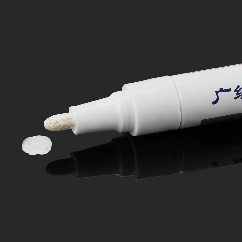 6 Colors White Car Paint Graffti Marker Pen For Volkswagen VW Polo Tiguan Passat B6 B7 B8 T5 T6 Golf UP Vento Arteon Touareg