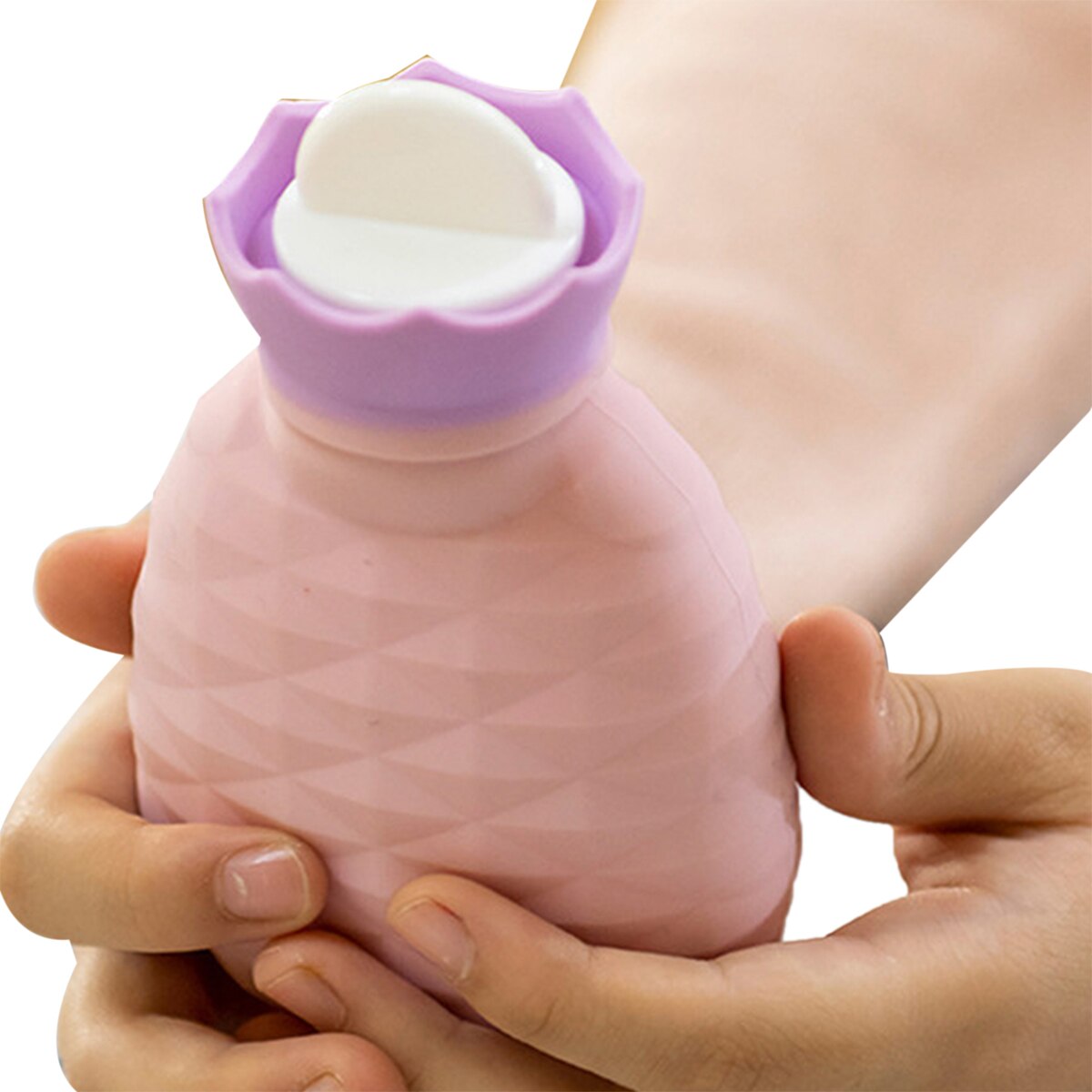 200Ml Multi-Functionele Ananas Vorm Warmwaterkruik Explosieveilige Koud Of Warm Siliconen Hand Flessen Kids zand Speelgoed