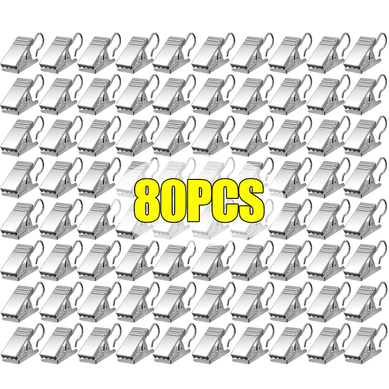 100/10PCS Mini Curtain Hooks Metal Small Clips Multipurpose Photos Shower Window Curtain Fixed Clip Reusable Home Storage Hook: Burgundy