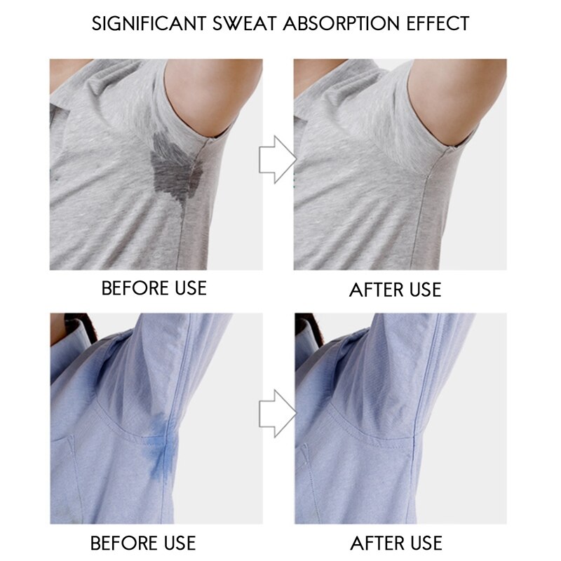 1 par underarm svette skjold pute vaskbar armhule svette absorberende verner skulderrem gjenbrukbar underarm svette pad sommer svette