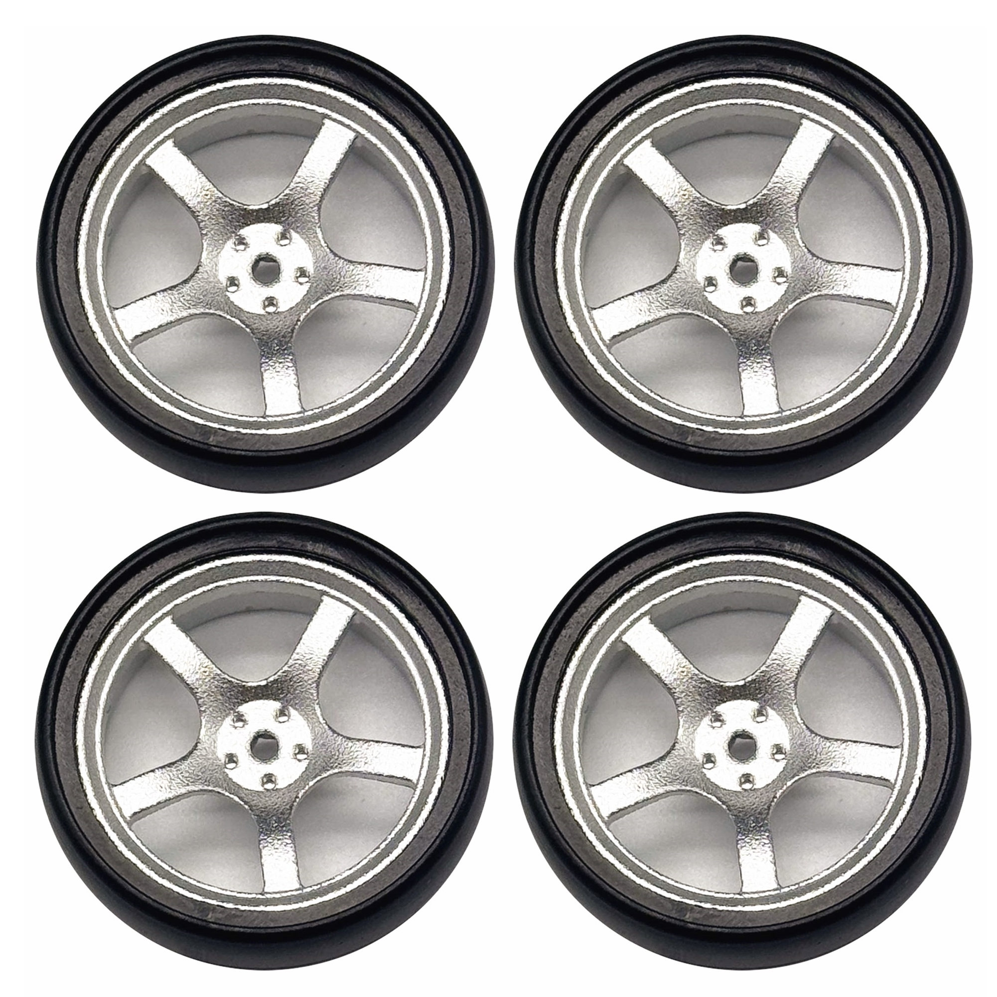 1:18 LDRC AE86 A86 LD1801 LD1802 LD1803 LD1804 A01 A02 Metal 32mm RC Hard Drift Tire Wheel Hard Tyre 1/18 RC Car Upgrade Parts: light yellow