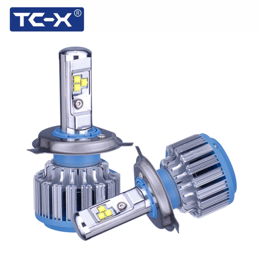 TC-X 2 Lampen/Set LED Auto Licht H4 Hi lo beam led koplampen H7 H1 H11 9006 9005 h27/880 Auto Lamp Koplamp 6000 K Licht