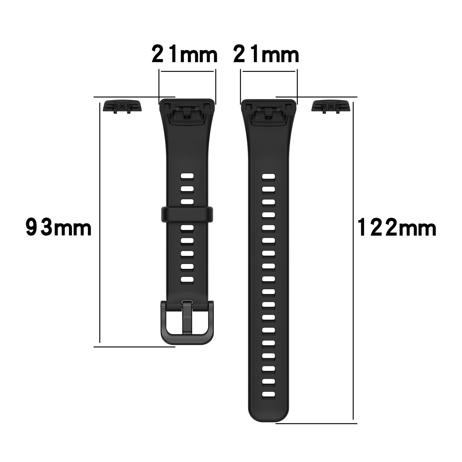 Bracelet de montre Sport en Silicone pour Huawei Honor Band 6 7 Bracelet de montre intelligente remplacement Original pour Huawei Band 6 7 Bracelet