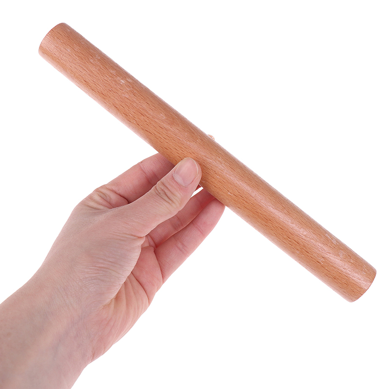 Natural Wood Cooking Tools Rolling Pin Dough Roller Fondant Cake Decoration