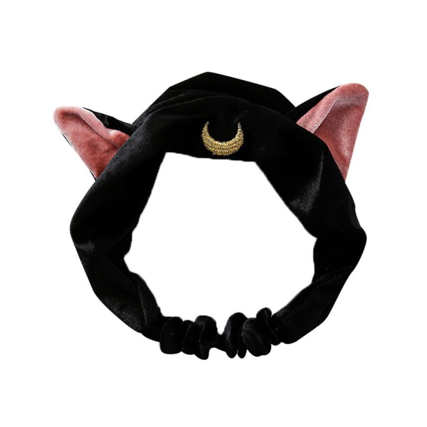 Cat Ears Hairband Head Band Party Headdress Hair Accessories Makeup Tools FE12