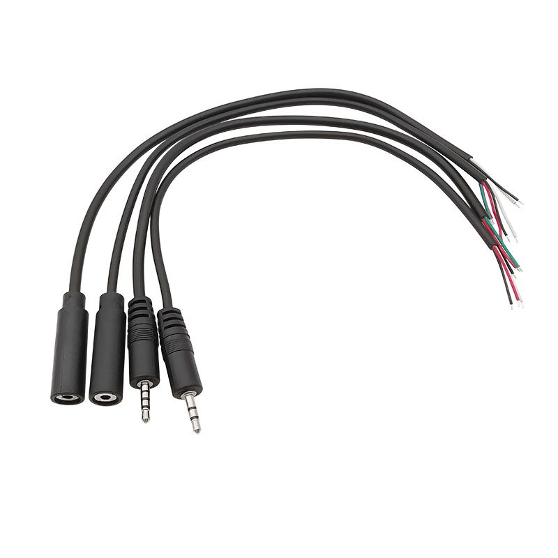 Spina maschio mono/stereo da 2,5 mm/Jack femmina connettore per cuffie Audio estensione spillo 2/3/4 poli cavo a filo nudo saldatura riparazione fai da te