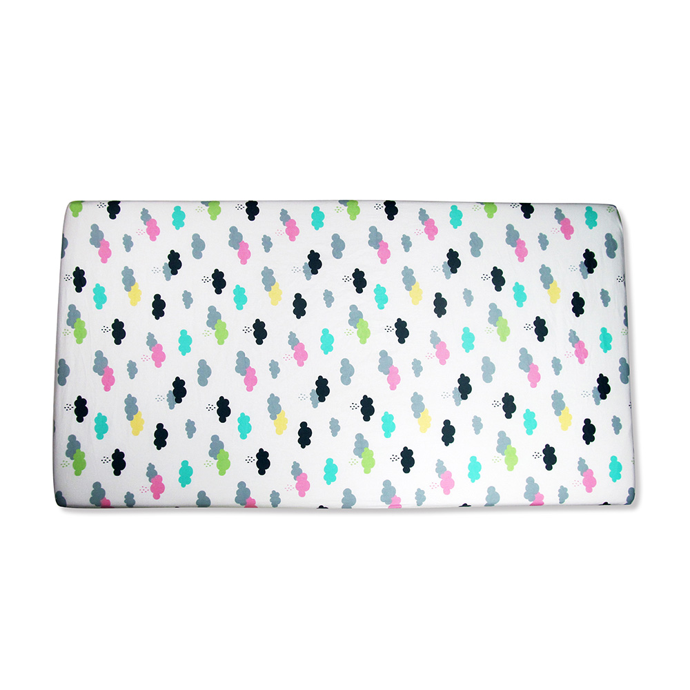 Baby säng lakan 1 st 130 x 70 x 22cm 5 mönster baby spjälsäng lakan 100%  bomull svart och vit baby lakan stil för pojkar flickor