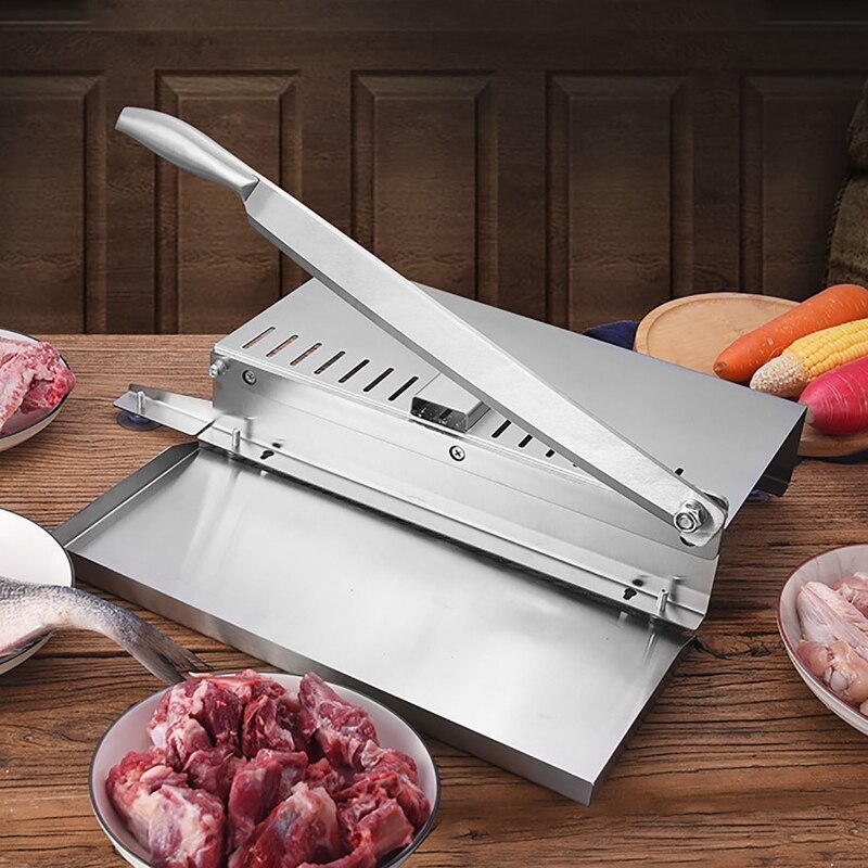 3 Size Kitchen Tools Meat Slicing Machine Stainless Steel Household Manual Thickness Adjustable Meat and Vegetables Slicer Gadge