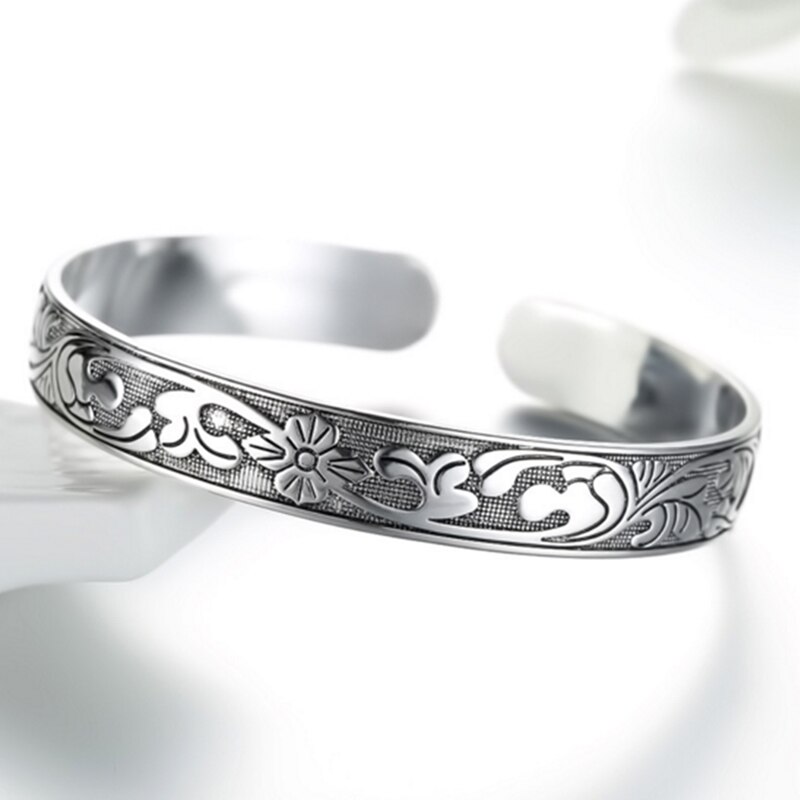 NEHZY – bracelet en argent S999 pour femmes, bijou de , nouveaux modèles féminins, feuilles de vigne de prunier, bracelets de