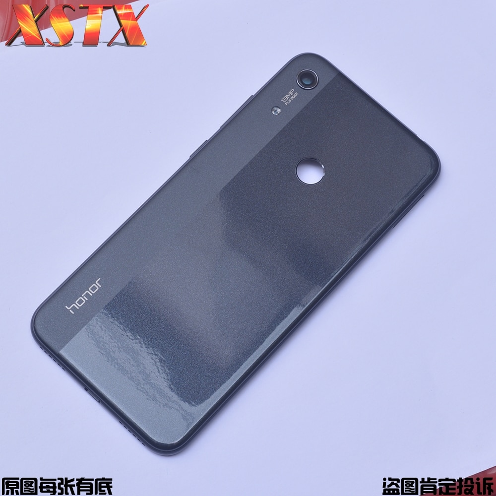 for Huawei Honor 8A Battery Cover Back Glass Panel Rear Door Housing Case For Huawei honor 8A Play 8A: Black