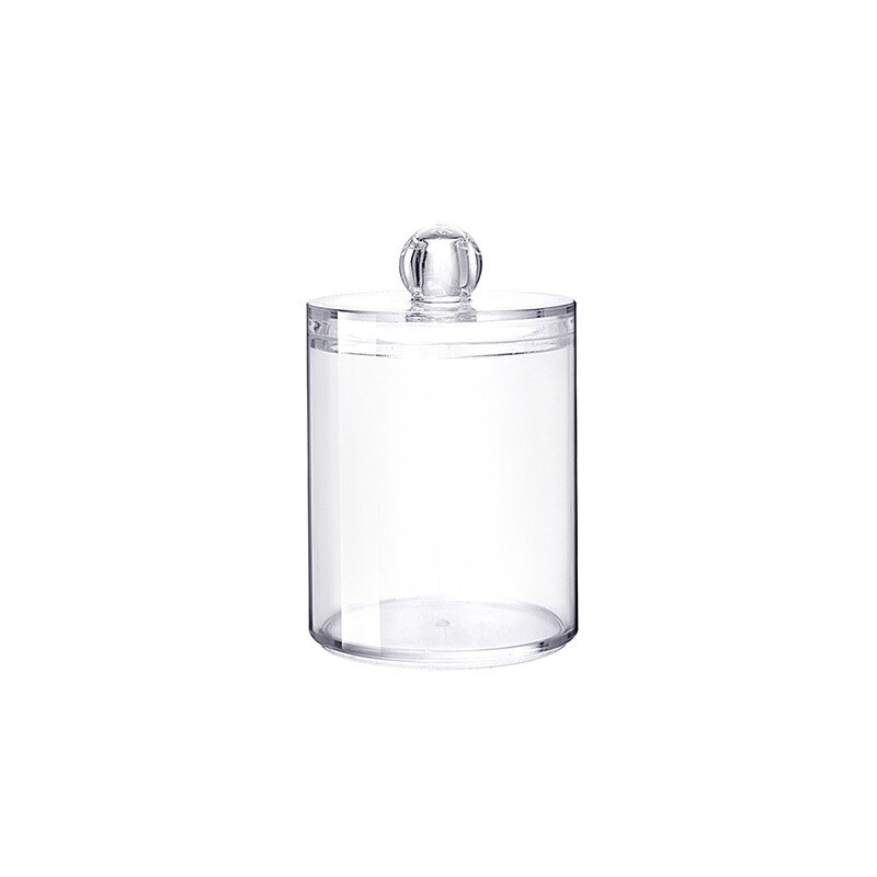 Make Wattenschijfje Organizer Badkamer Opbergdoos Voor Wattenstaafjes Cosmetica Sieraden Make Remover Pad Container Met Bamboe: 1-1