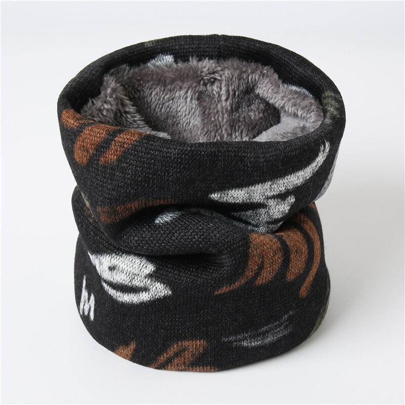 Winter Ring Scarf Neck Warm Infinity Knitted Scarves Retro Snood Circle Scarf Multifunction Headscarf Face Mask: 7