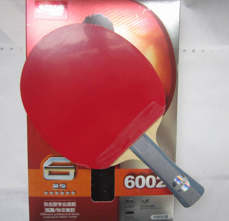 Racchette da ping-pong originali DHS 6002 con racchetta a 6 stelle DHS racchette finito racchetta finita racchetta da ping pong racchetta
