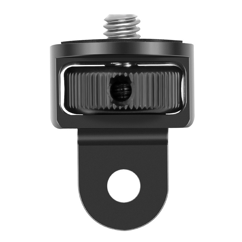 Adaptador de trípode convertidor de tornillo de 1/4 "para Gopro 13 12 11 10 9 8 Insta360 X4 X3 DJI Action 4 5Pro accesorios de montaje de monopié de cámara: Color blanco