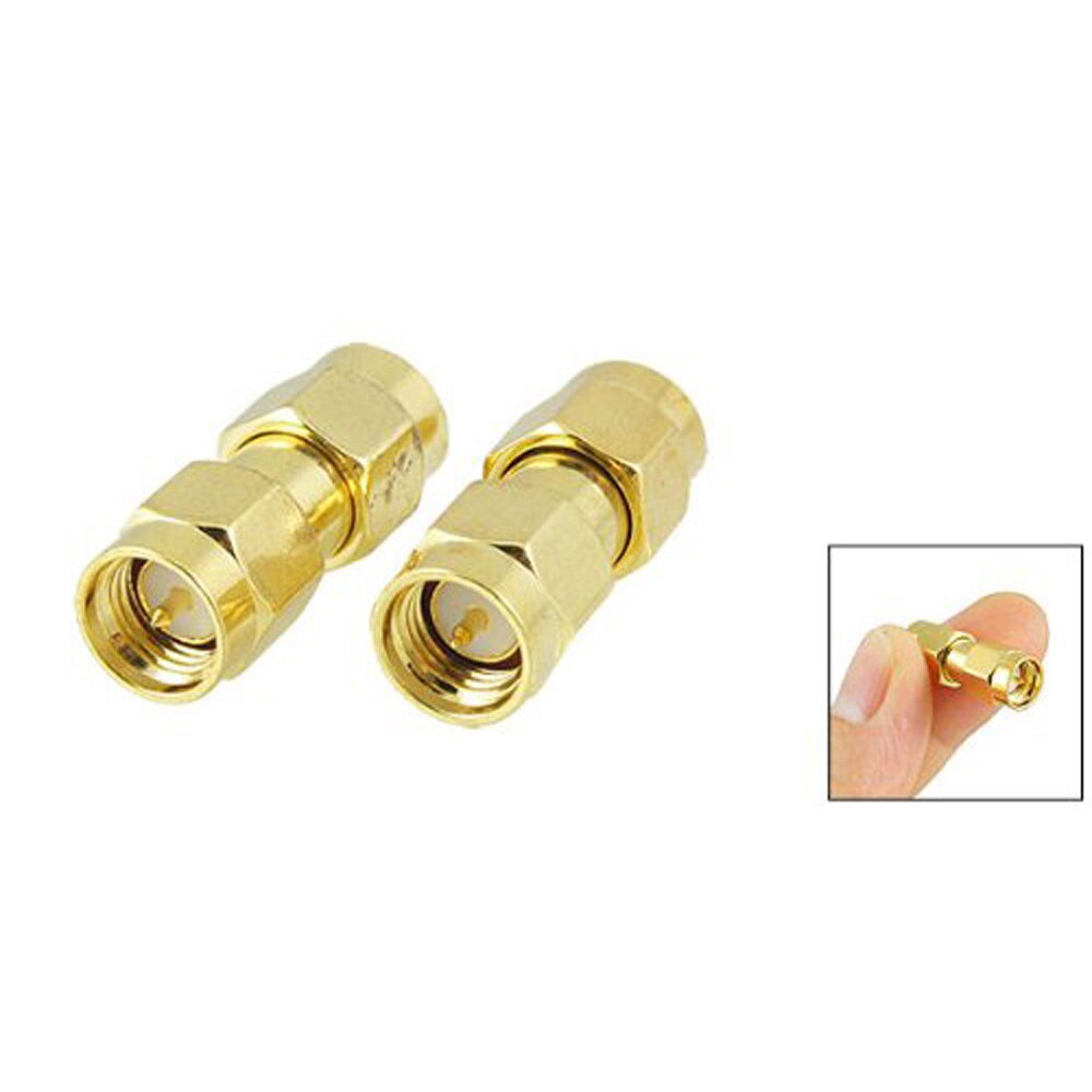 Produktbild von Sourcing Map SMA Steckverbinder 5er Set - Gold PCB Buchse Auf Stecker 90 Grad