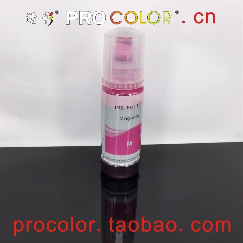 T 102 502 T502 EcoTank CISS Dye ink refill kit For Epson ET-2700 ET-2750 ET-3700 ET-3750 ET-4750 ET 2700 2750 3700 3750 printer: 70ML-Magenta-Dye ink