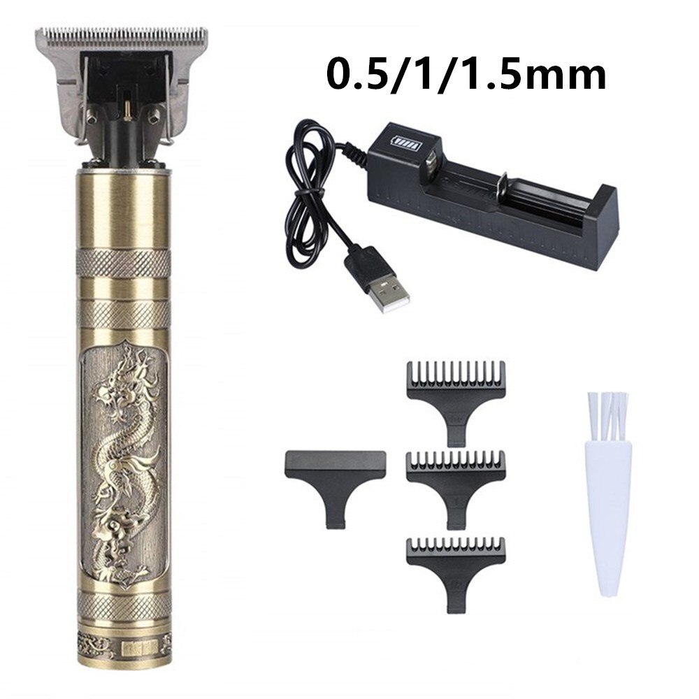 Hair Trimmers USB Rechargeable Hair Clipper Barber Trimmer Beard Trimmer Cutter Haircut for Men Styling Tool: 110242