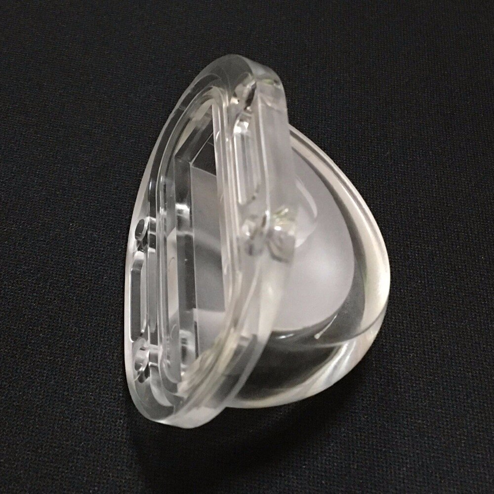 LED Lens 55.1X40X31.12mm with Waterproof ring 5X180 degree Window lamp lens